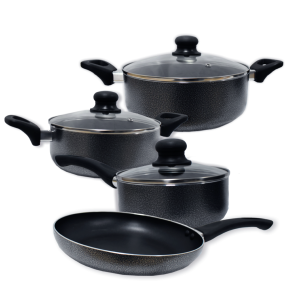 Batería Premium Texture Cook 7 Piezas DKASA